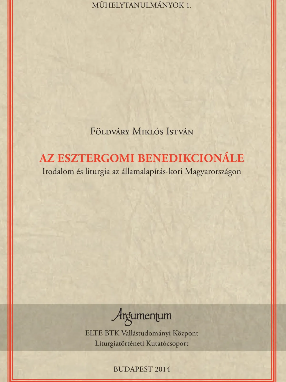 Az esztergomi benedikcionále