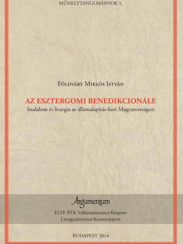 Termék Az esztergomi benedikcionále Kép